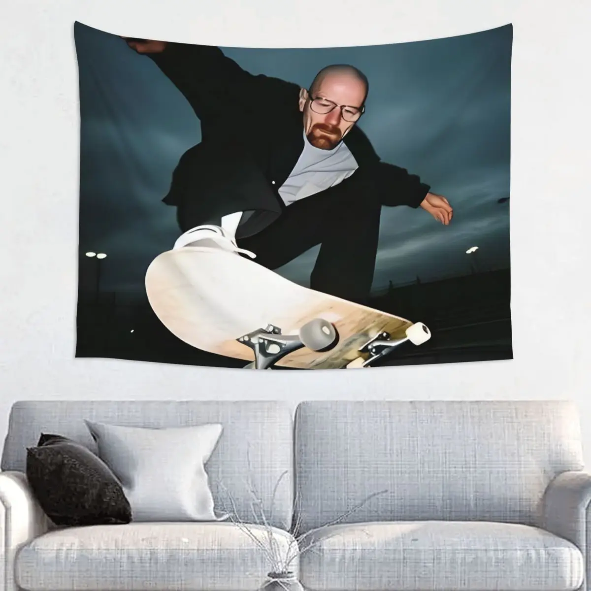 Heisenberg Breaking Bad Tapestry Bohemian Polyester Wall Hanging 90s TV Room Decoration Table Cover Witchcraft Wall Carpet