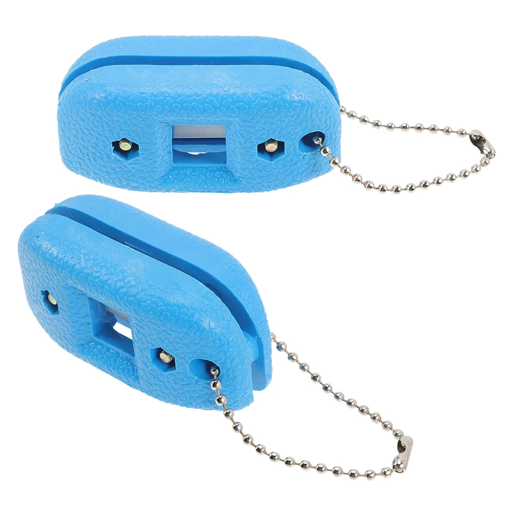 

2 Pcs Ice Hockey Blades and Shoes Sharpener Professional Skate Grindstone Tool Diamond Supply