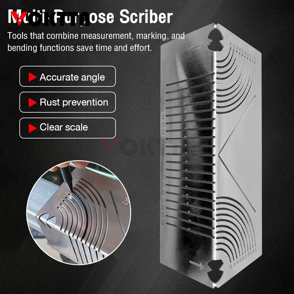 Precisionflex Angle Arc Measuring Tool Angle Arc Marking Tool Professional Auxiliary Measuring Angle marking Device