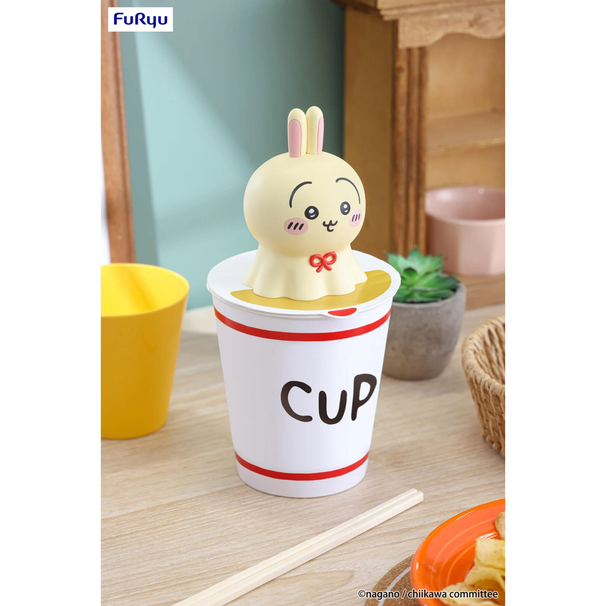 In Magazzino Originale FuRyu Chiikawa Usagi Sunny Doll Noodle Stopper 9 CENTIMETRI Genuino Anime Figura Action Modello Da Collezione Statua Giocattoli