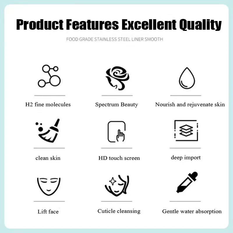 수소 산소 소형 버블 수분 공급 및 산소 주입 피부 관리