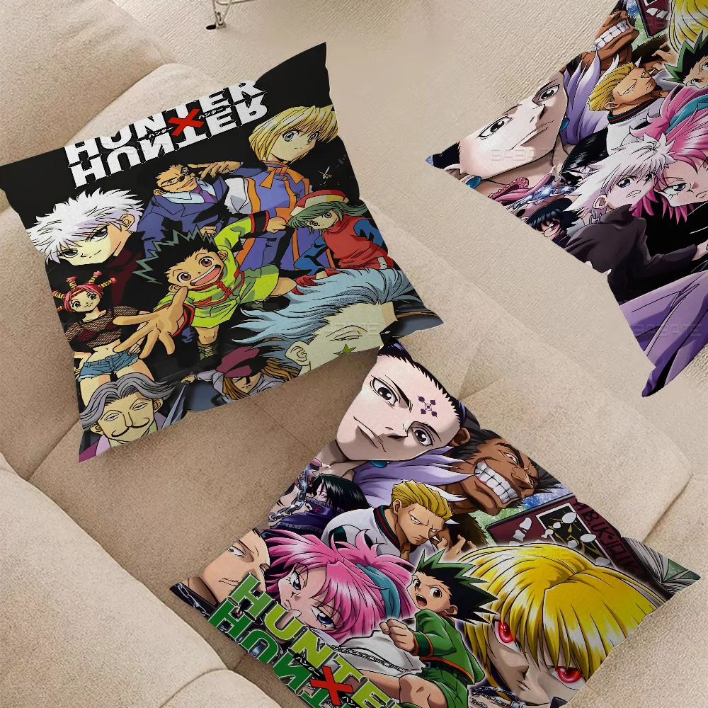 

Hunter X Hunter Personalized Picture Text Home Decorative Pillows Household Gifts 45x45cm