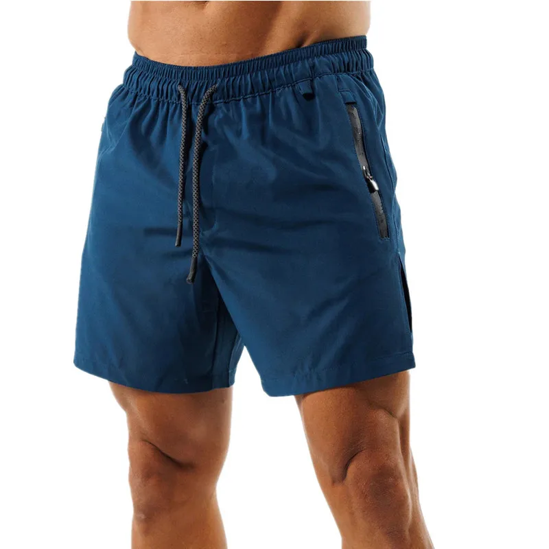 Summer 2024 Gym Jogging Exercise Shorts Men Sports Fitness Quick-drying Double-layer Two-in-one Running Shorts