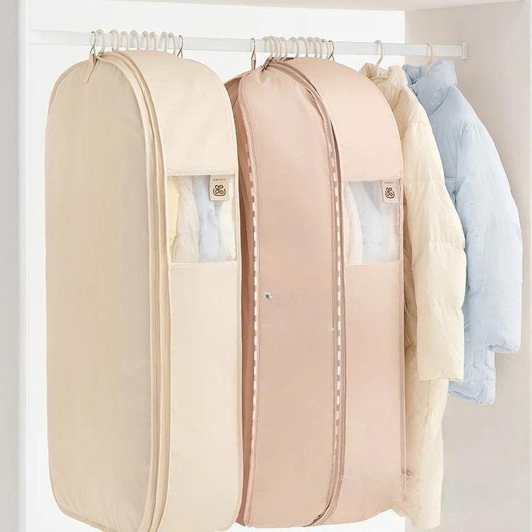 

Down Jacket Special Storage Bag Hanging No Air Extraction Garment Compression Bag Home Coat Suit Dust Cover