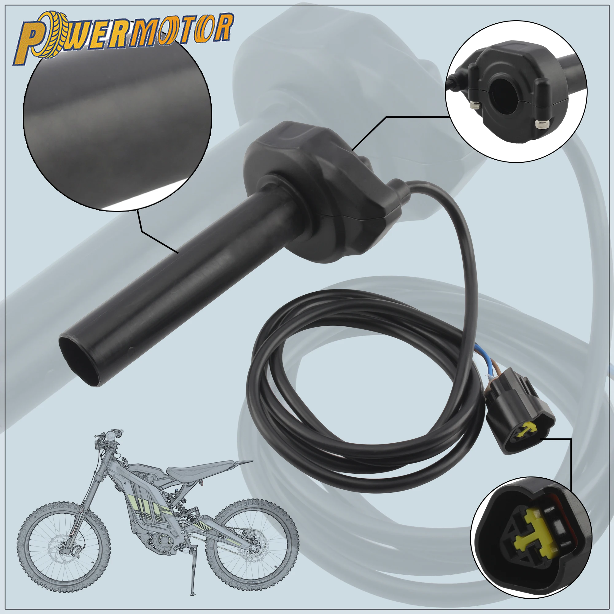 

Electric Motorcycle Throttle Turn Grip For Sur-Ron Light Bee S X Ebike Handlebar Accelerated Handle Enduro Motocross Accessories