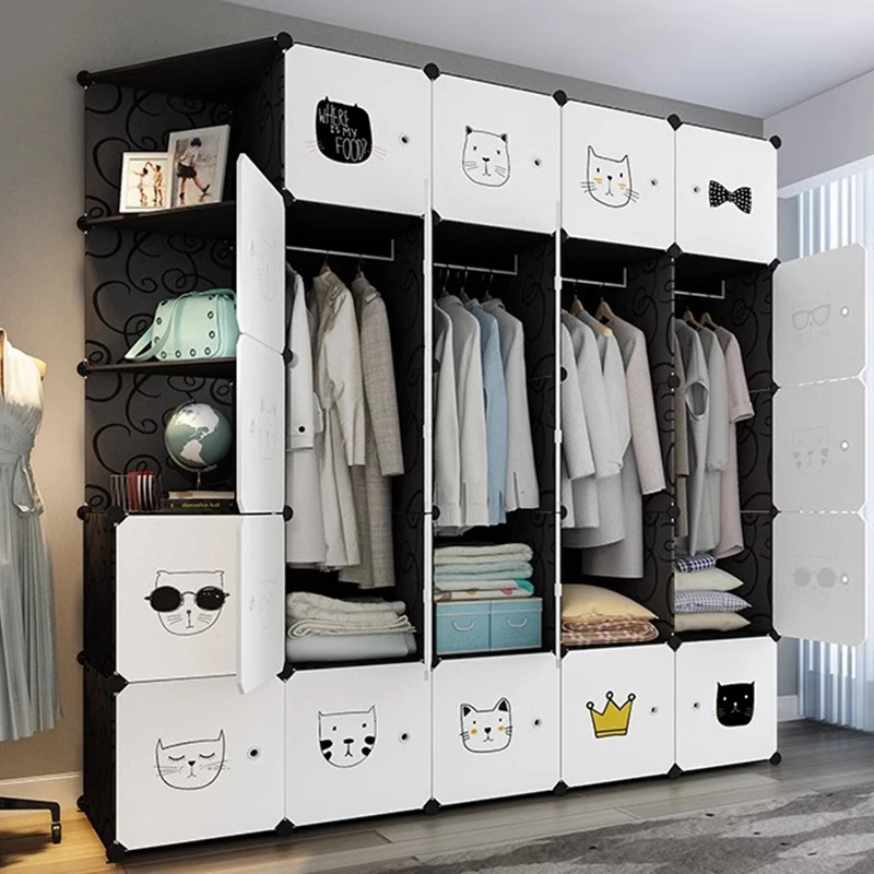 Filing Shelves Closet Storage Bedroom Cupboard Clothes Partitions System Jewelry Modular Modular Guarda Roupa Salon Furniture