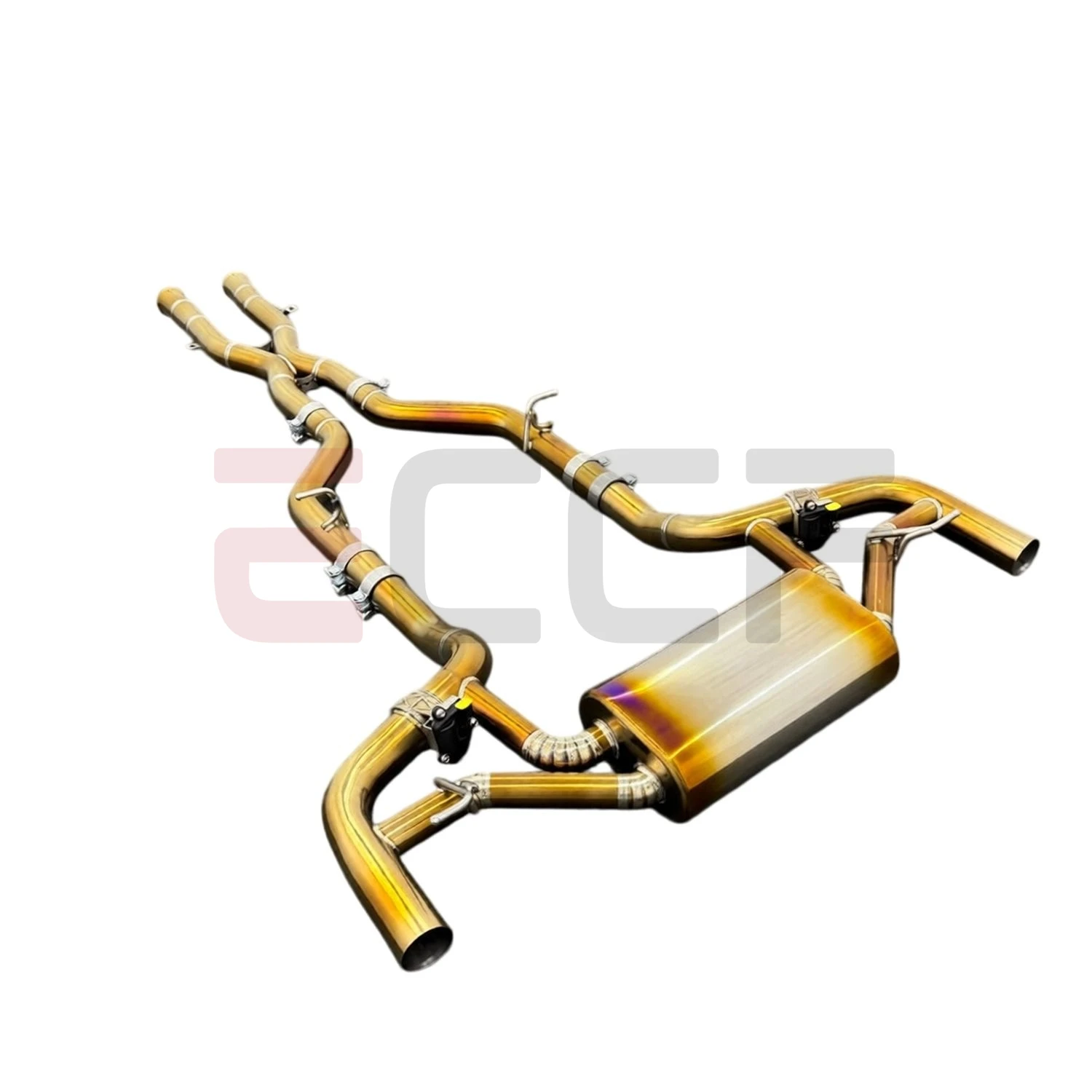 Sporty Aggressive Sound Titanium Catback exhaust system For Mercedes GTC GT GTR 4.0T Plug and Play Performance Upgrade