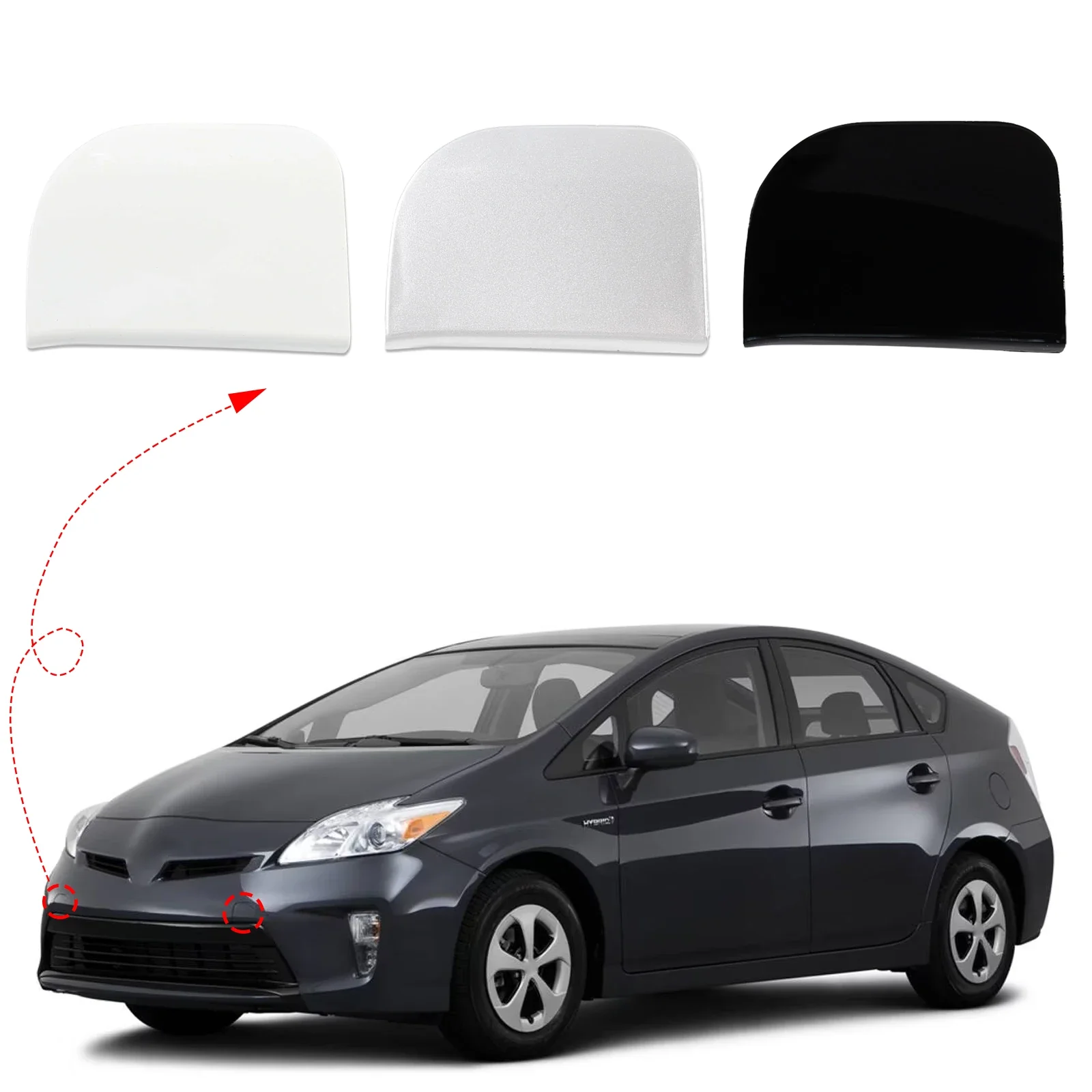 

Передний бампер OLANGDA, крышка фаркопа, крышка для Toyota Prius XW30, аксессуары 2012, 2013, 2014, 2015, 52128-47907 52128-47908