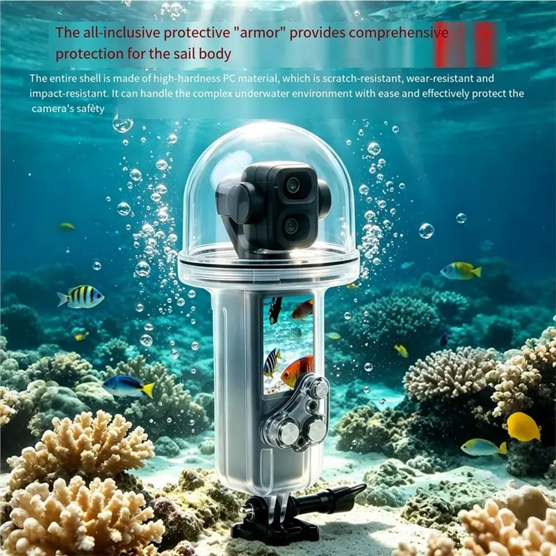 N91R-For DJI Osmo Pocket 4P Underwater Waterproof Housing