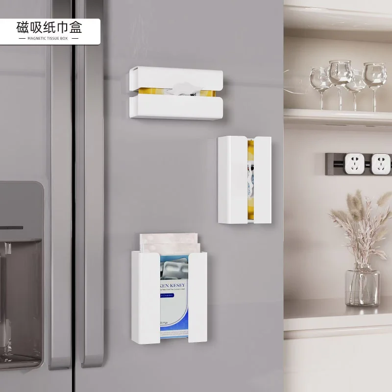 

Adjustable Refrigerator Magnetic Tissue Box