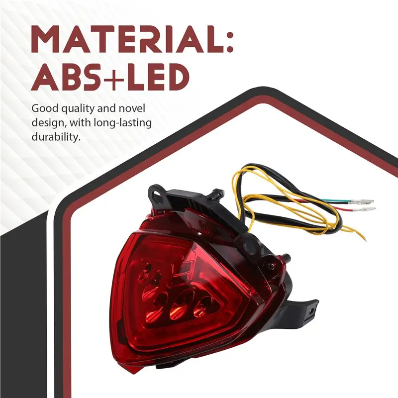 

A73X-Lamp LED Tail Brake Signal Light Lmap For Honda CBR500R CBR500X CBR500F 2013-Motorcycle Turn Light Red