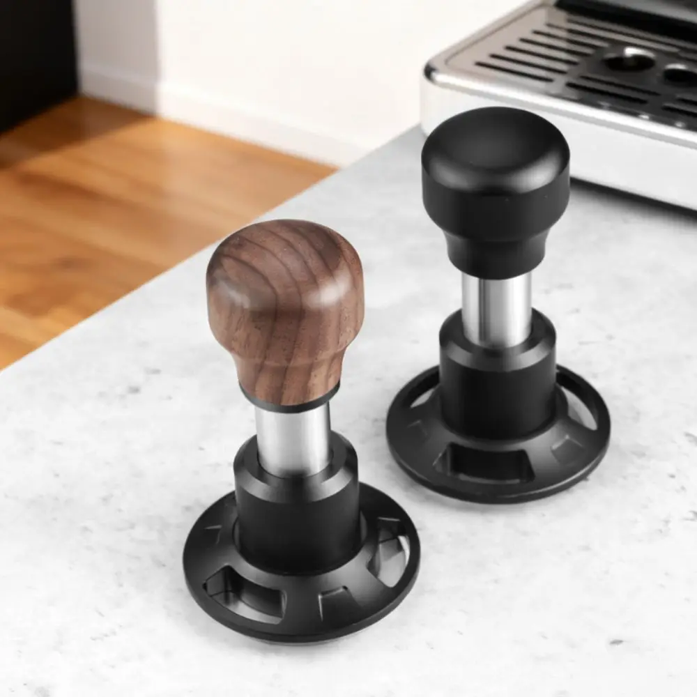 

Constant Force Espresso Tamper 58.5mm 53mm 51mm Stainless Steel Spring Loaded Coffee Tamper Ripple Base Constant Pressure