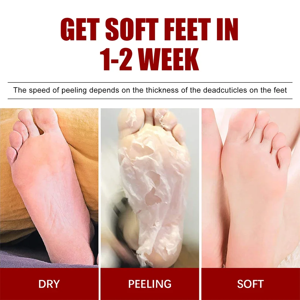 Feet Mask Socks Peel Foot Care Tool Moisturizing Pedicure Anti Crack Heel Foot Dead Skin Remover for Anti Crack