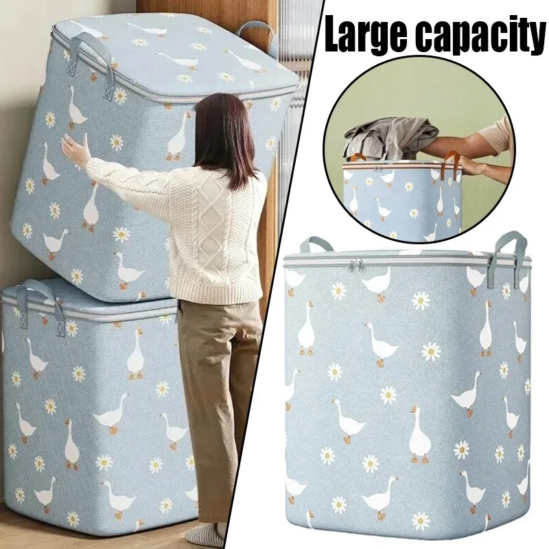 Beutel-Aufbewahrungstasche, Organizer, der zum Aufbewahren von täglichen Bedarfs verwendet wird, große Kapazität, Quilt-Aufbewahrungsbox, wasserdichte Material-Aufbewahrungstasche