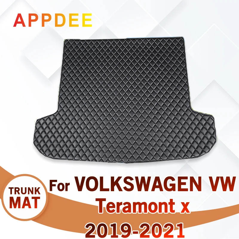 Car Trunk Mat For VOLKSWAGEN VW Teramont x 2019 2020 2021 Custom Car Accessories Auto Interior Decoration