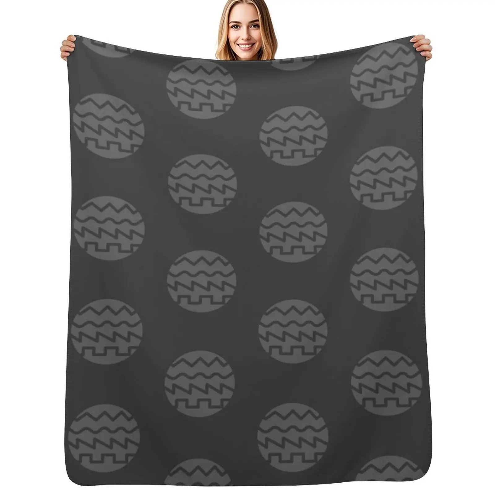 Synthesizer Waveforms Throw Blanket Summer Loose bed plaid Sofas Thin Fashion Sofas Blankets