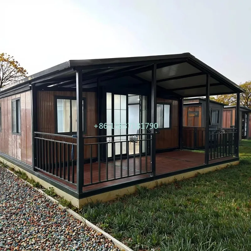 YG Container House Luxury 40ft 20ft Prefab House Expandable Extendable Fold Out Container House Luxury Living Prefab Tiny Home