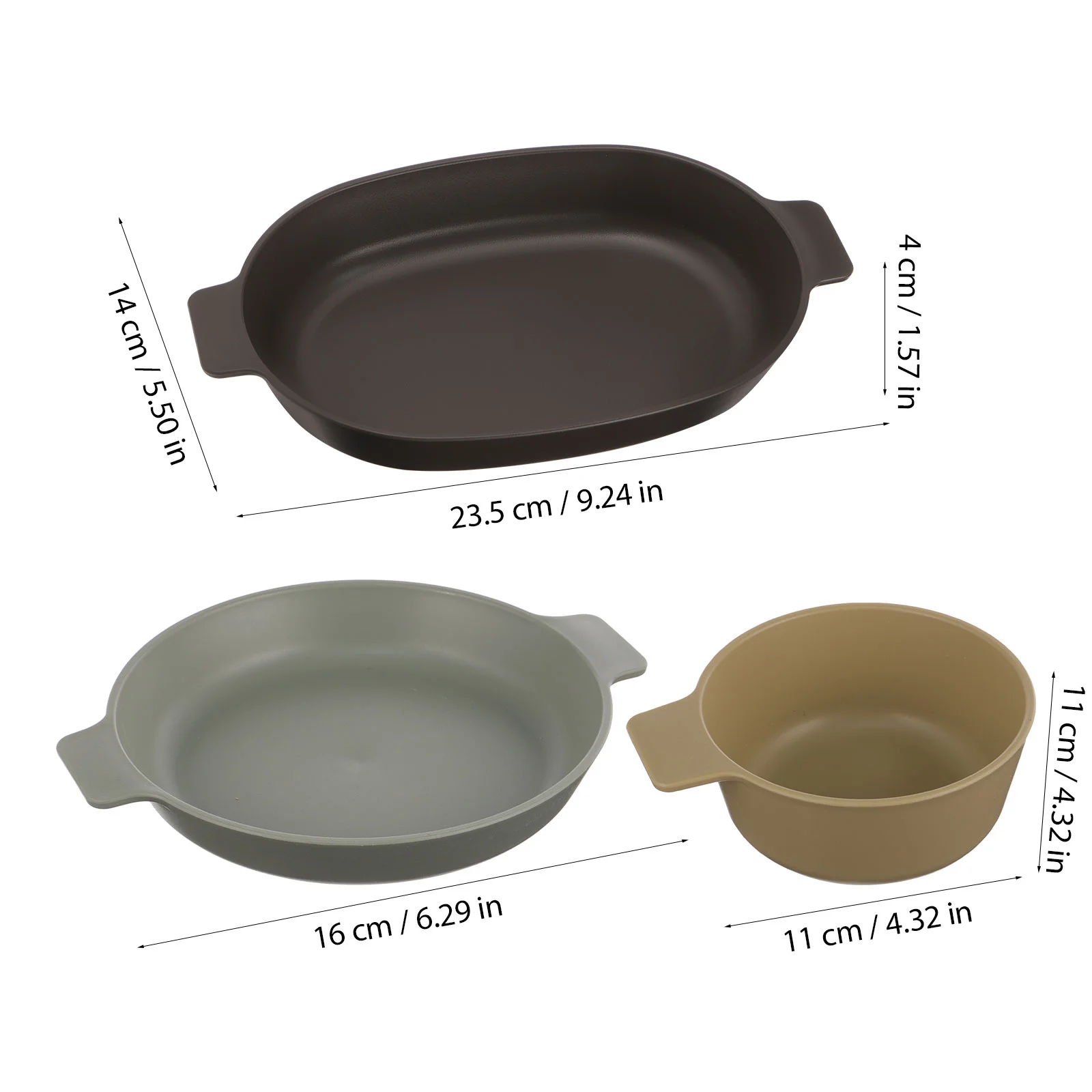 مجموعة واحدة من أدوات المائدة البلاستيكية المحمولة القابلة لإعادة الاستخدام وخفيفة الوزن للتخييم والنزهات وأطباق الشواء ومجموعة أدوات المائدة الخارجية #2