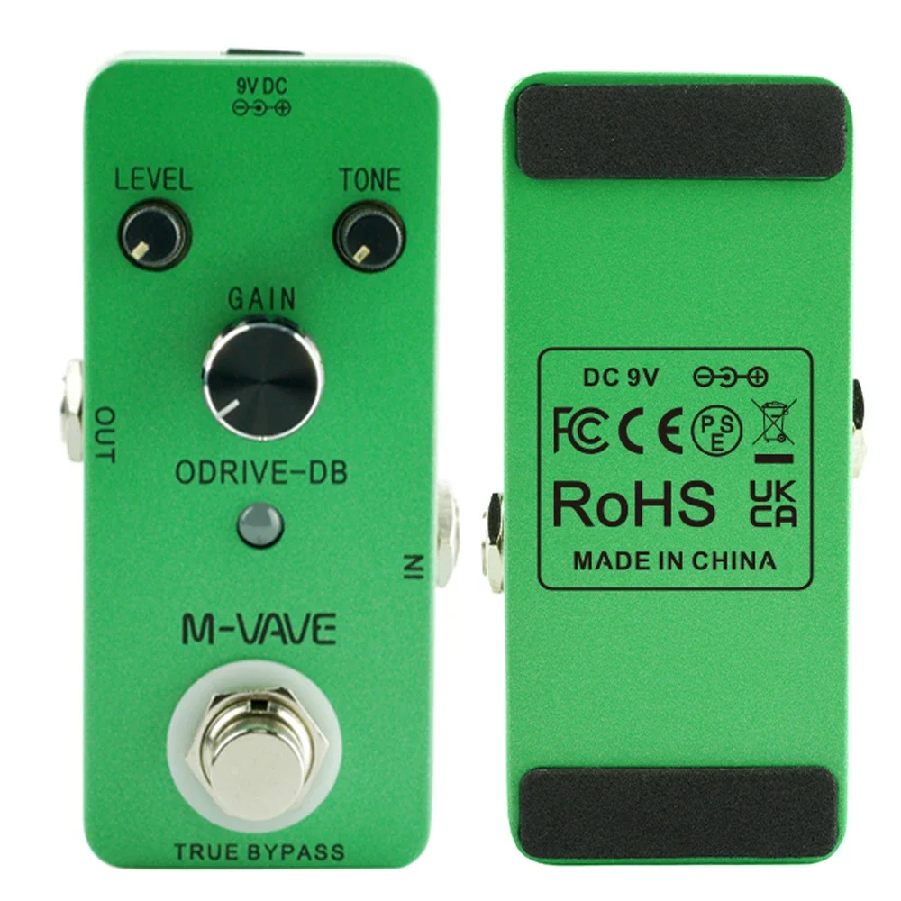 M-VAVE ODRIVE-DB Guitar Effect Pedal Analog Overdrive Guitar Effect Pedal Processors True Bypass Guitar Parts & Accessories