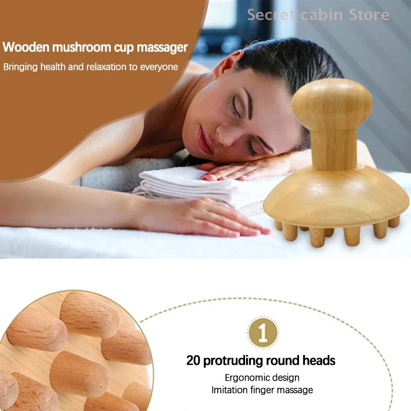 Octopus Shape Clearing Meridians And Collaterals Wooden Brush Essential Oil Spa Massage Hair Comb Scalp Massage Brush Tool