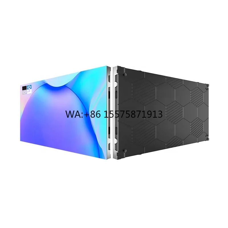 P1.53mm Indoor/Outdoor 3D Visual Effect Advertising Backdrop Video Wall Screen Module Led Display 600cd Brightness 640x360mm