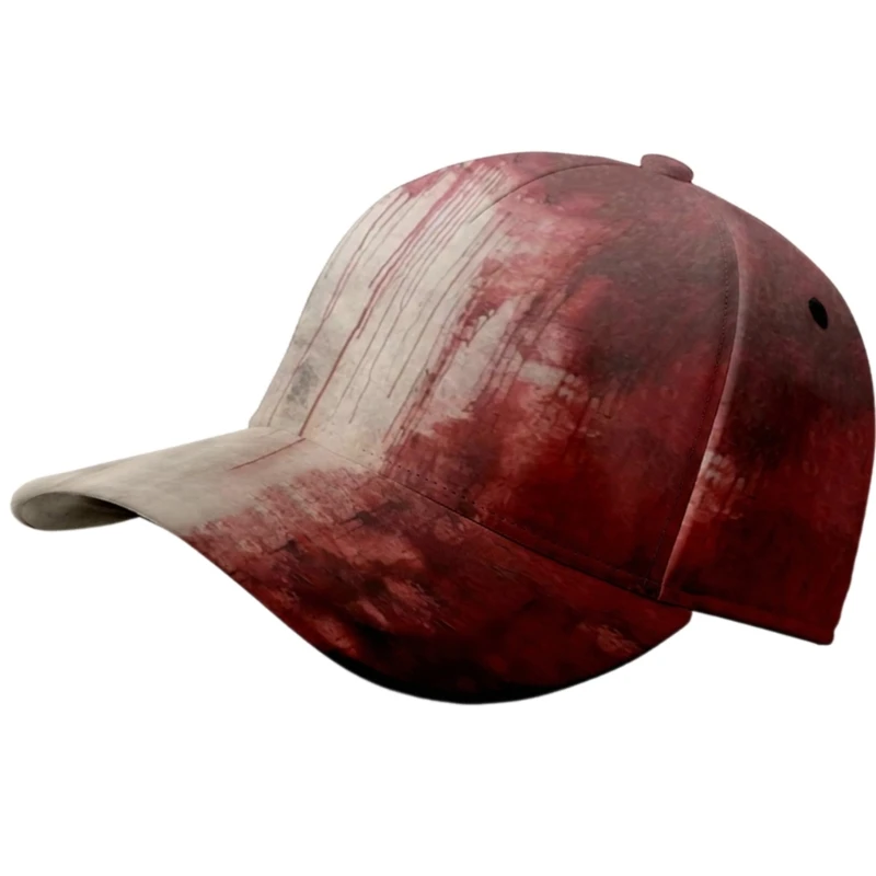 Horrible Themed Party Baseball Caps with Blood Printed Halloween Dressingup Hat F3MD