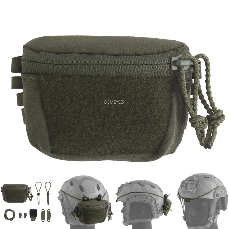 

Уличный аккумулятор для шлема, противовесная сумка, универсальная задняя сумка для шлема, чехол для аккумулятора NVG, чехол для аккумулятора, аксессуары для тактического шлема