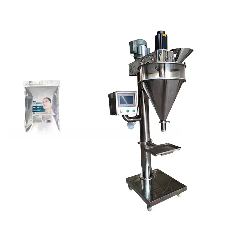 Semi Automatic Spice Protein Pepper Auger Filler Rotary Powder Bottle Filling Machine Design Milk Powder Filling Machines