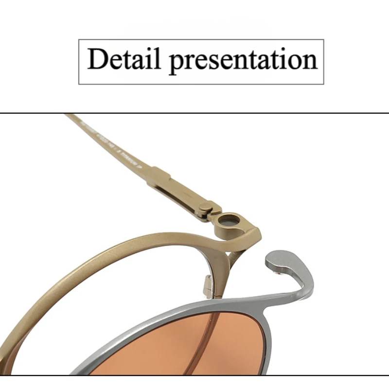 Новые очки для близорукости из чистого титана, зеркальные солнцезащитные очки в ретро-оправе, оптические очки