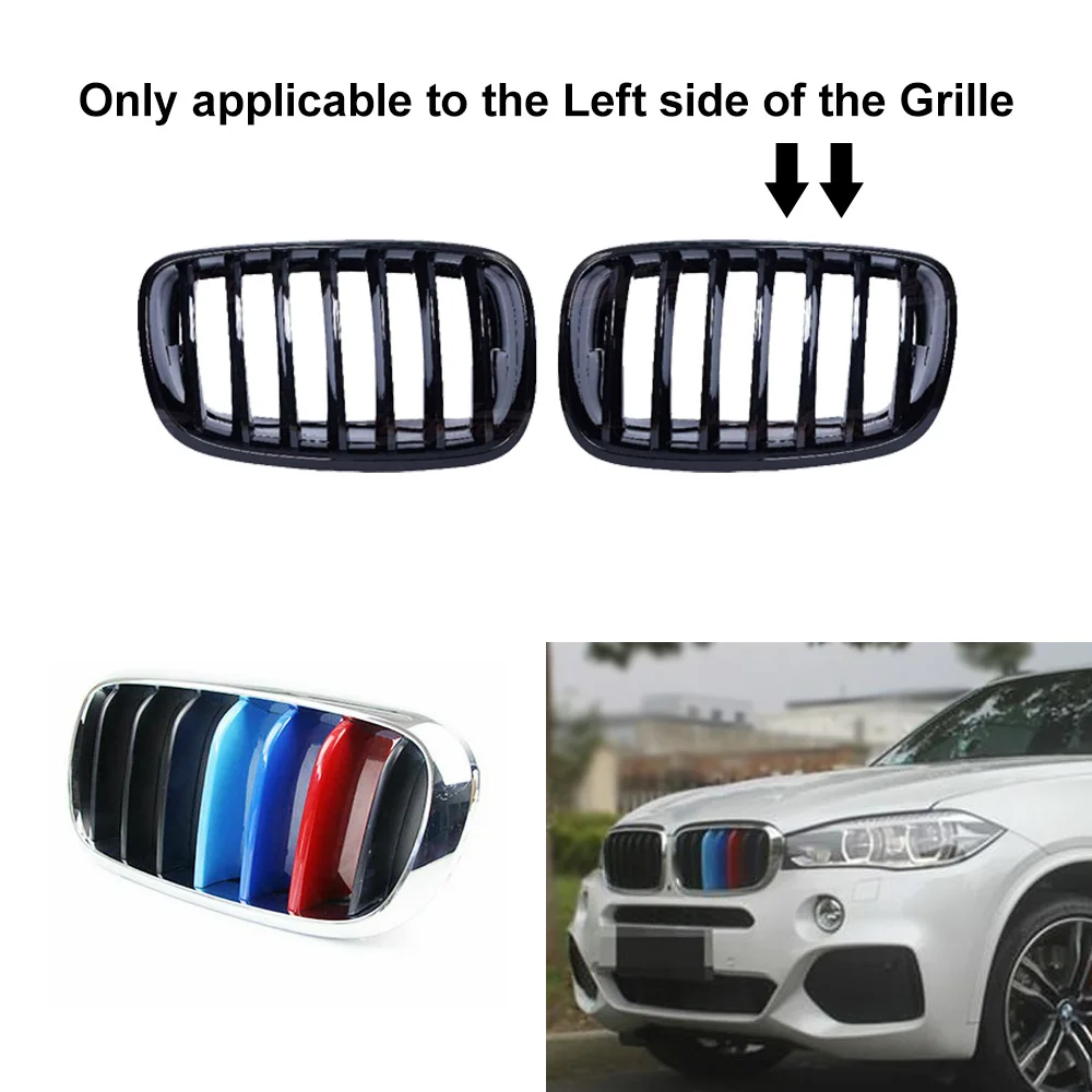 Zij-luchtrooster Trim Cover Voor BMW X5 F15 (2014-2018) – Glanzend Zwart ABS-kunststof – Sportieve Styling, Eenvoudig Te Monteren – 2 Stuks (links En Rechts)
