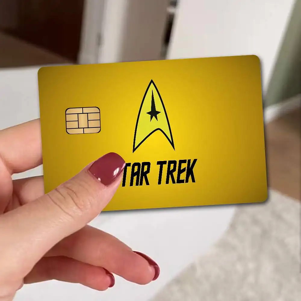 S-Star T-Trek Game Anime Sticker Film Skin Cover Case for Small Large No Chip Debit Credit Card Front Side view 6