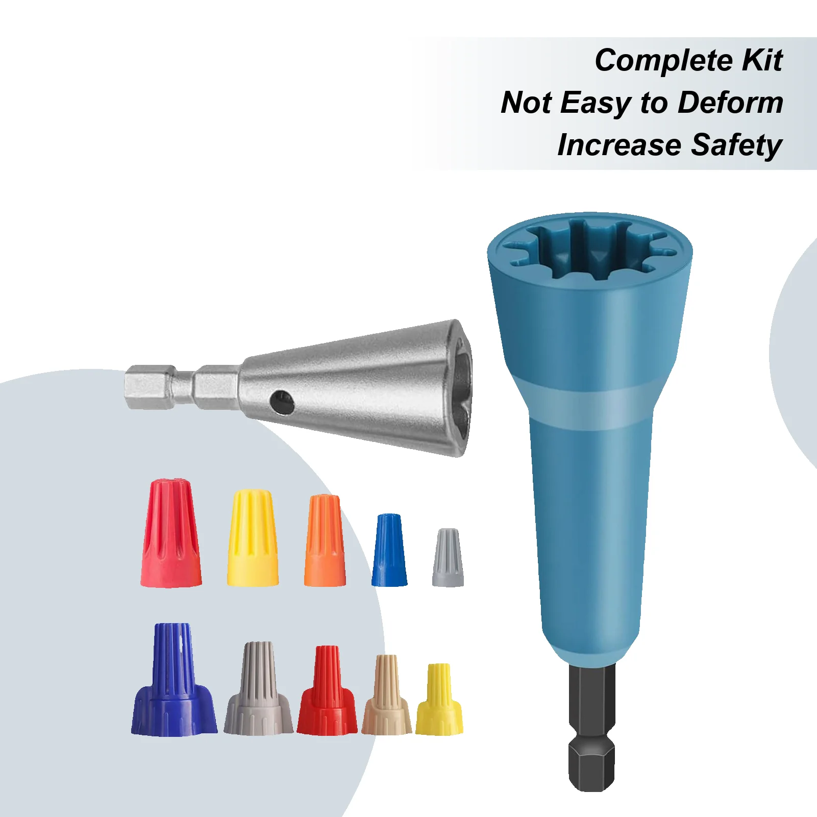 

Wire Twister Wire Connector Driver Cable Stripper Drill Attachment For Outdoor Industrial Work Network Automotive Repair Home