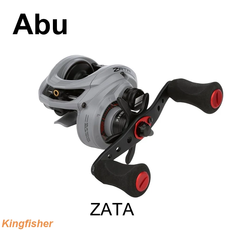 Abu Zata Baitcast Low Profile Fishing Reel 10+1BB Ultra Smooth Reel 9KG Max Drag Powerful Reel Double Brake System