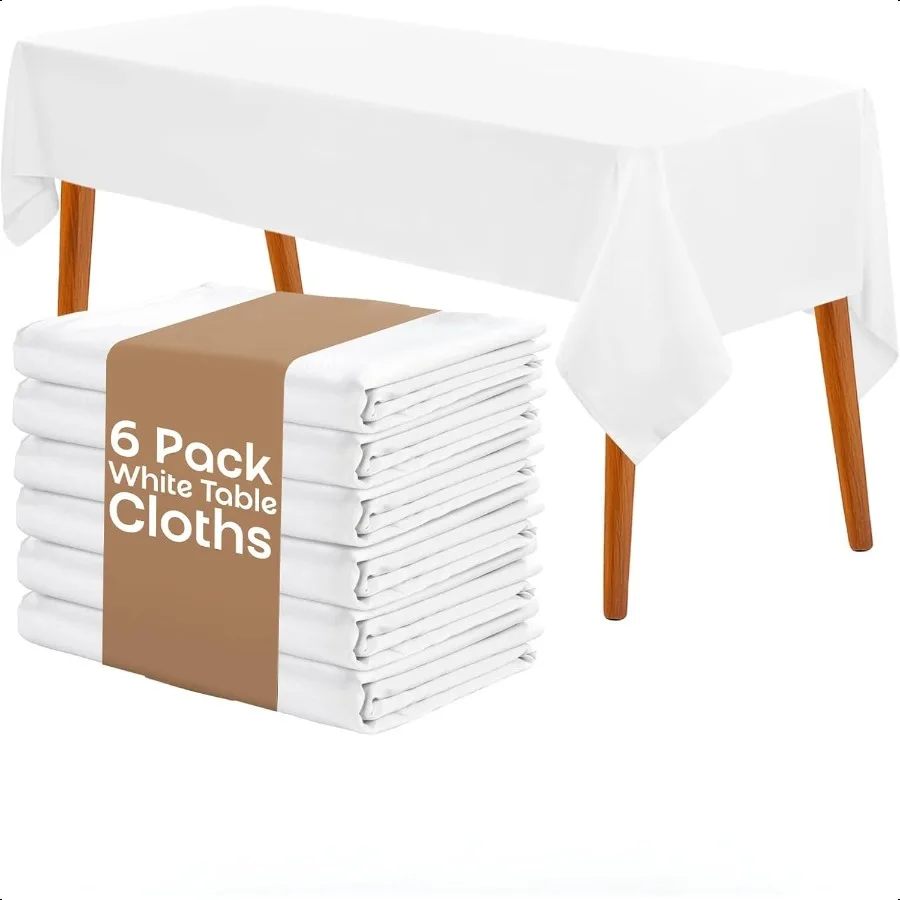 6 Pack White Table … - image