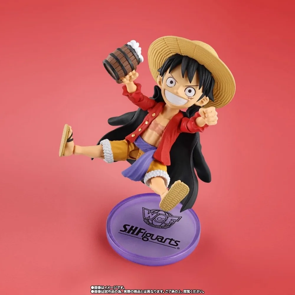 

Bandai Original WCF×S.H.Figuarts SHF One Piece Monkey D. Luffy Anime Action Figures Model Toys Collection Kids Gifts In Stock