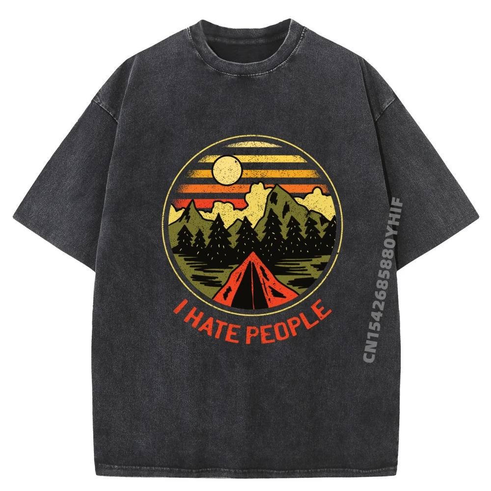 

Мужские футболки с рисунком ненавижу людей, длинные топы и футболки для женщин, дизайнерская футболка, мужские футболки с принтом, потертые футболки в стиле ретро