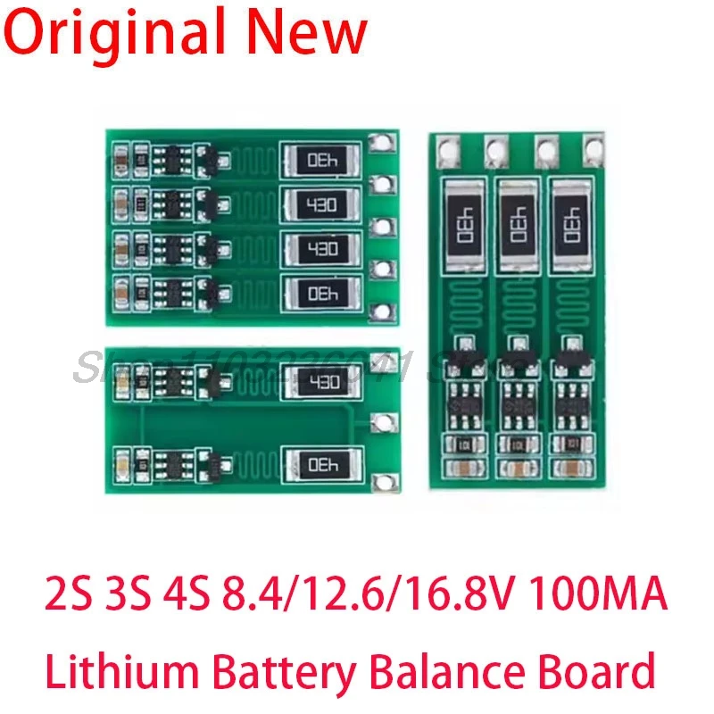 2S 3S 4S 100MA بطارية ليثيوم التوازن لوحة دوائر كهربائية 18650 بطارية ليثيوم أيون موازنة مجلس موازن الحالي 8.4 فولت/12.6 فولت/16.8 فولت