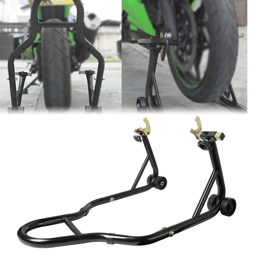 Soporte Universal de elevación de rueda delantera/trasera de motocicleta, herramienta de reparación de neumáticos de motocicleta Yamaha/Honda/Kawasaki/Suzuki/BMW