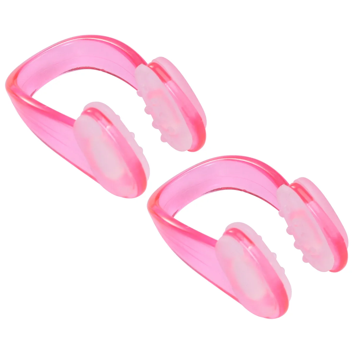 

2Pcs Swimming Nose Clips Padded Silicone Reusable Nose Protection Adult Swimming Nasal Splint Sports Swim Nasal Splint Pink
