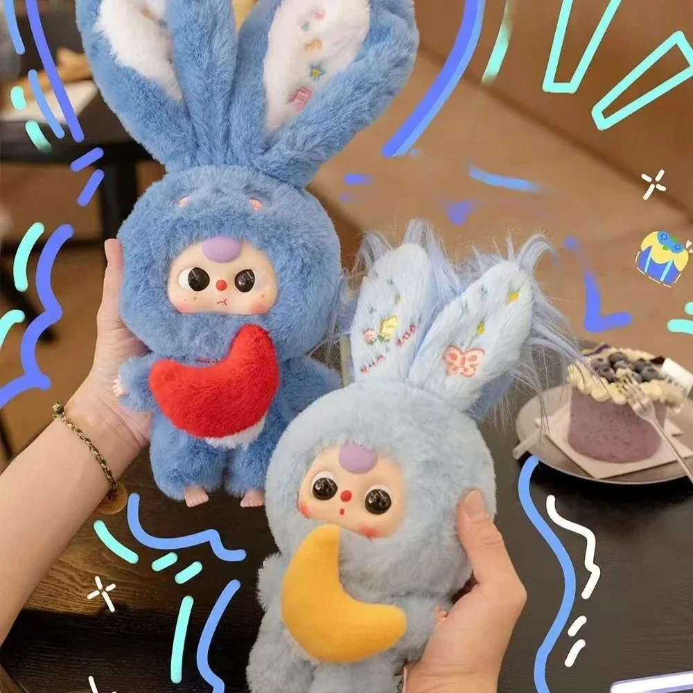 Baby Three V3 Lily Rabbit Town Serie Schattige pluche blinde doos Rugzak Trendy accessoire Mystery Box Leuk speelgoedverrassingscadeau voor meisje