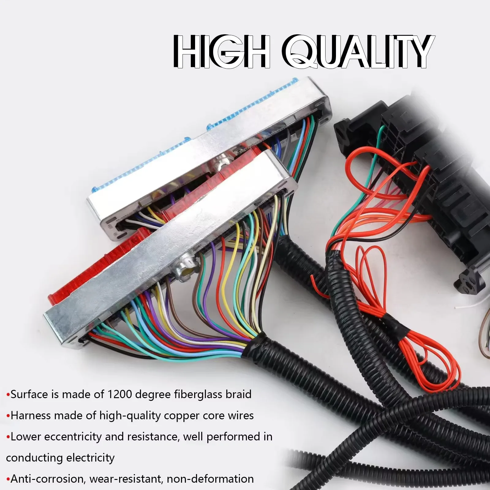 

LS1 Engine Standalone Wiring Harness 4L60E DBC Compatible with GM DBC LS1 4.8 5.3 6.0 Engine 1997-2006, 4L60E Drive by Cable