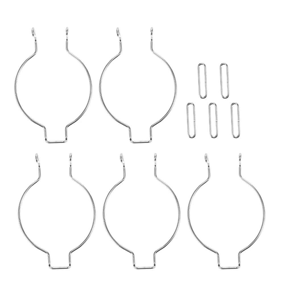 

5 Pcs Stainless Steel Sealing Can Buckle Glass Jar Clamp Replacement Fasteners Canning Jars Airtight Locks Reinforced for