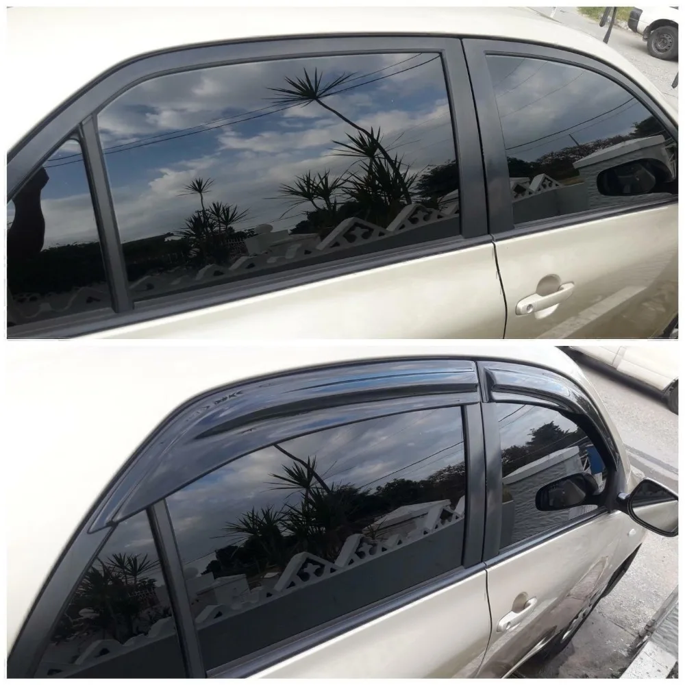 

Для Toyota Corolla 2009-2013 годов выпуска, 4 шт. дефлекторов окон (ветровиков) для защиты от солнца и дождя