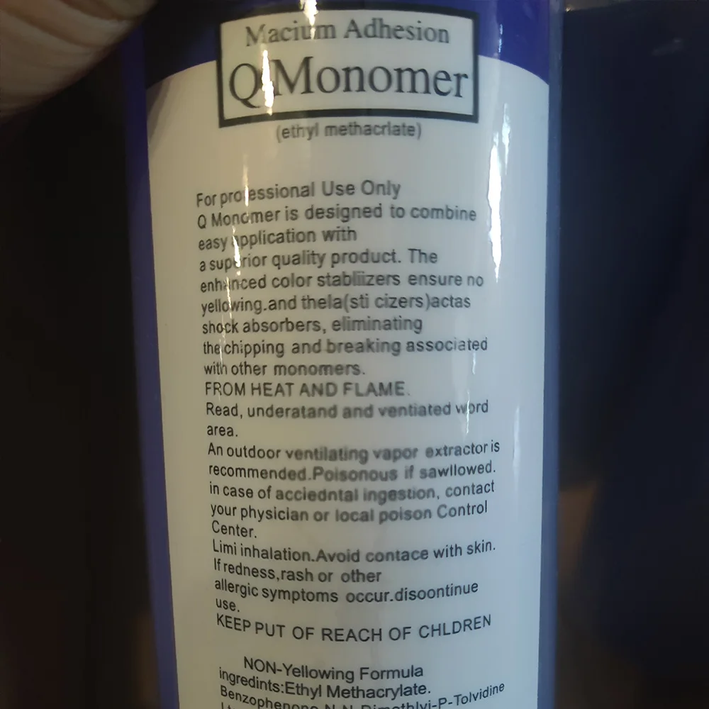 Líquido monómero acrílico EMA para polvo acrílico profesional, Kit de uñas líquido para esculpir extensiones de uñas acrílicas, 1000ml