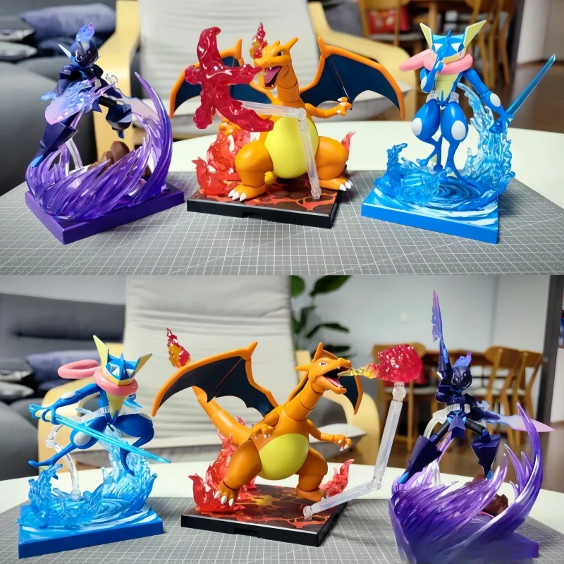 Figuras de bloques Pokemon Cv-L el prólogo de la aventura figura de acción Pikachu Ceruledge montaje coleccionar modelo muñeca regalo juguete