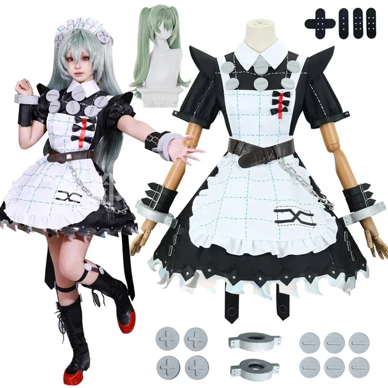 Anime Zenless Zone Zero ZZZ Corin Wickets Cosplay Costume Role Play Comic Con Dress Hallowmas Party Women Game Outfit Uniform