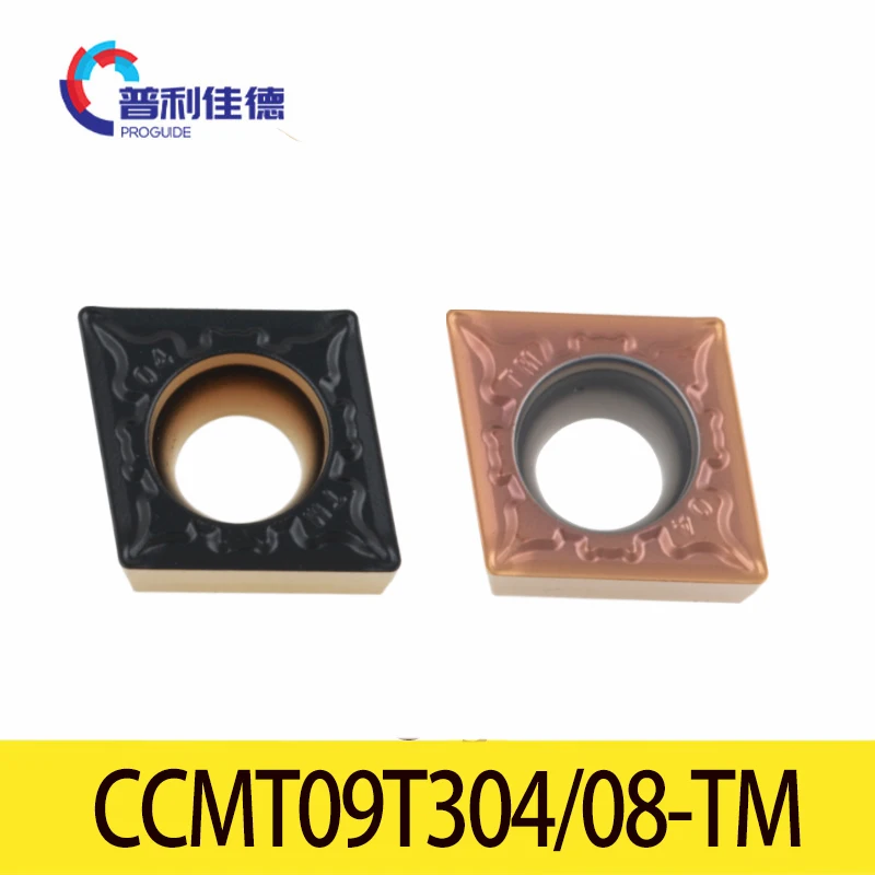 CCMT09T308-TM cnc旋盤切削工具超硬インサートCCMT09T304/08-TM内部外部10個高品質切削turnning