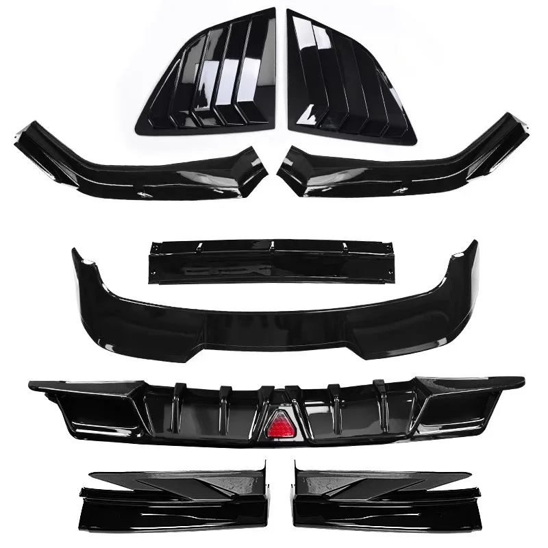 

Car Gloss black Body kit for Honda Breeze 23-25 modified front shovel grill trim Tail wing Window Shutter window strips rear lip