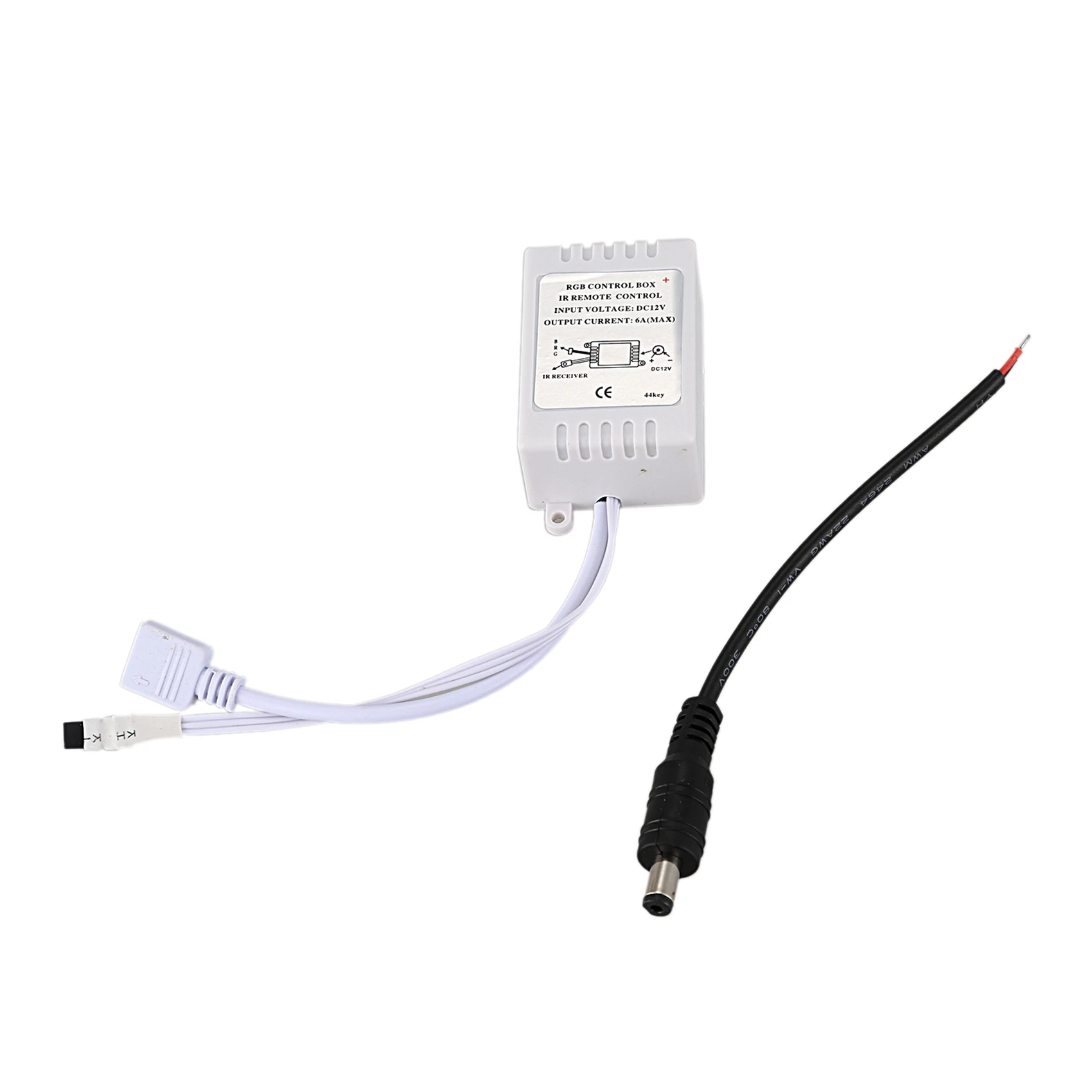 

B03C-2X 44 Keys Wireless IR Remote Control With Receiver For 5050 3528 RGB SMD LED Strip Light