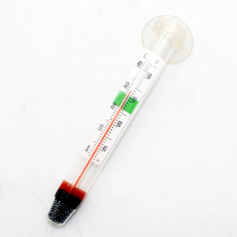 Đồng hồ đo nhiệt độ nước bằng thủy tinh có cốc hút cho môi trường sống của loài bò sát biển Dropsale